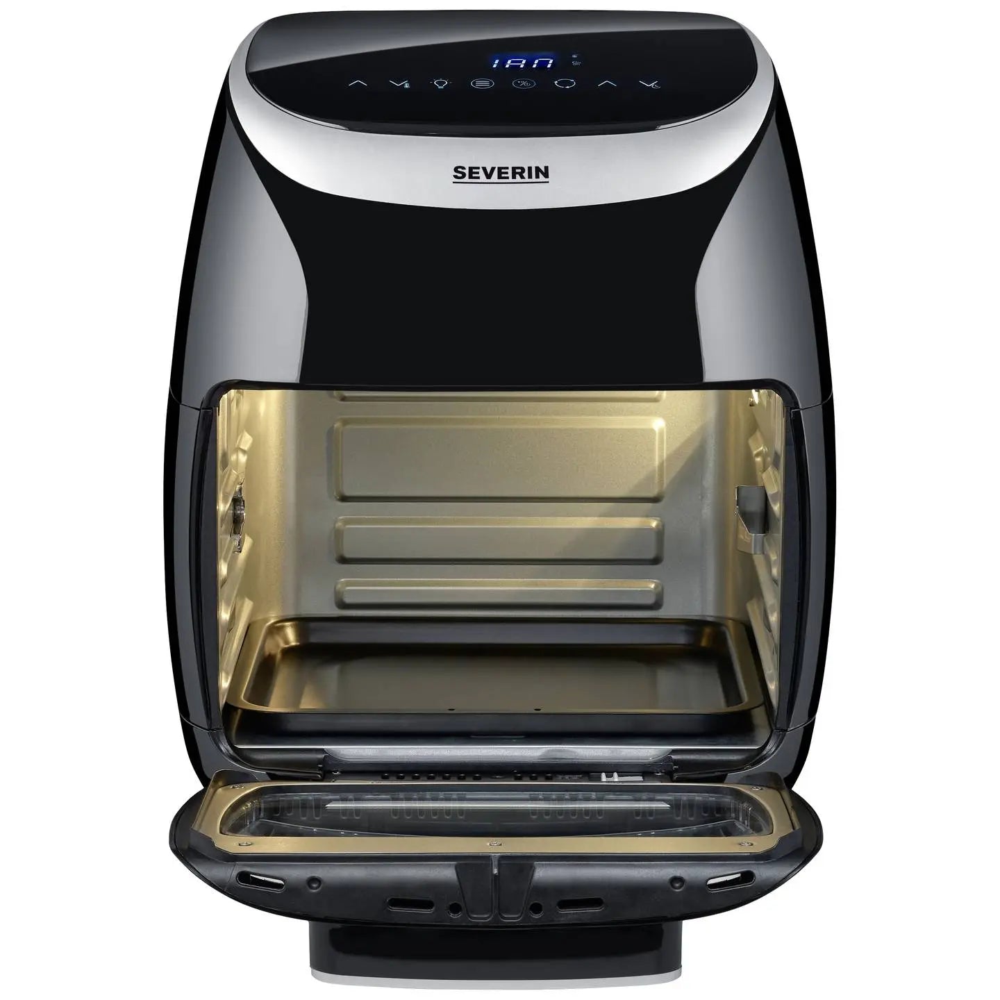 B-Ware Severin Fritteuse Fr 2446 Heißluftgarer Airfryer Heißluftfunktion Schwarz 11 L - 4008146041747