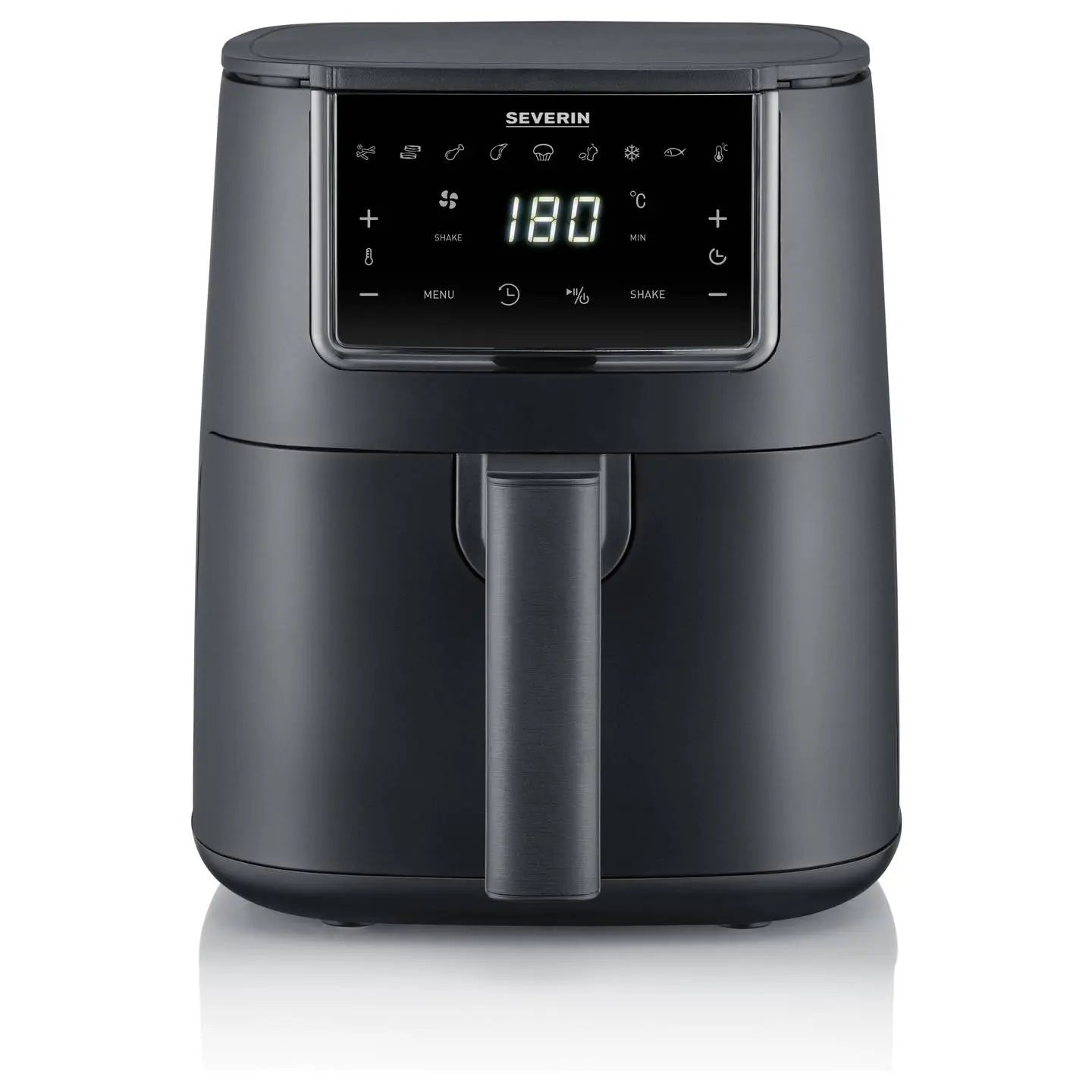 B-Ware Severin Heißluftfritteuse Fritteuse Fry Light Single Schwarz 4 L Timer Automatik - 4008146046551