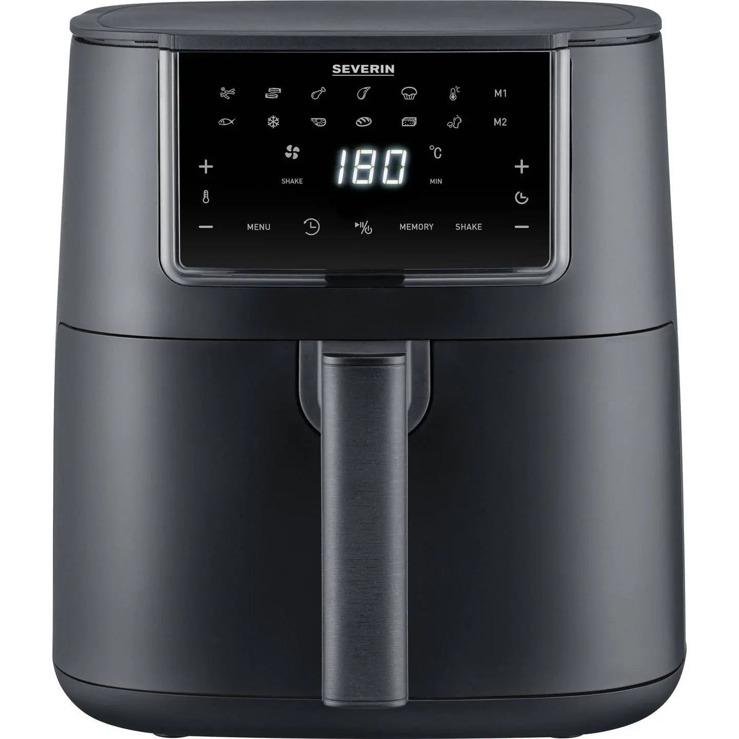B-Ware Severin Fritteuse Heißluftofen Airfryer Schwarz Xxl Korb 7 L 1700 W Display - 4008146046575