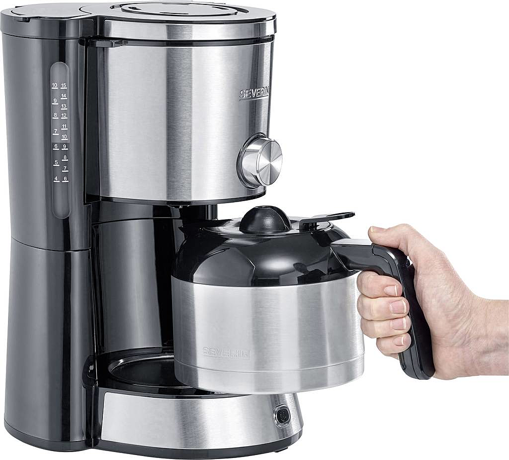 B-Ware Severin Ka 4845 Type Switch Kaffeemaschine Edelstahl Fassungsvermögen Tassen=8 - 4008146028854