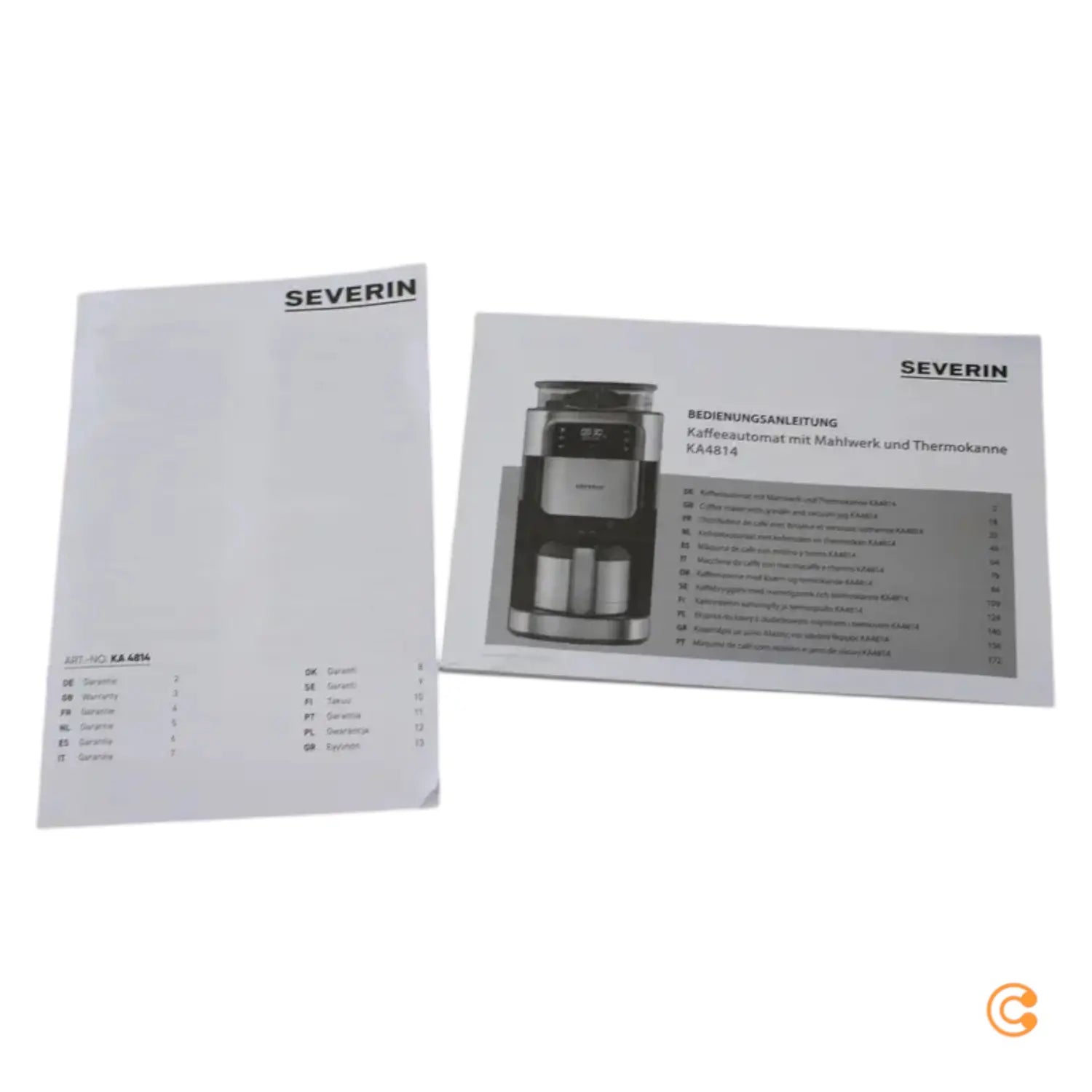 C-Ware Severin Filterkaffeemaschine Ka4848 Thermokanne Edelstahl Siehe Text/Foto - 4008146033667