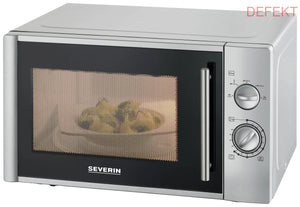 D-Ware Severin Mikrowelle Gerät Alternative Mw 7772 Silber 900 W Defektware