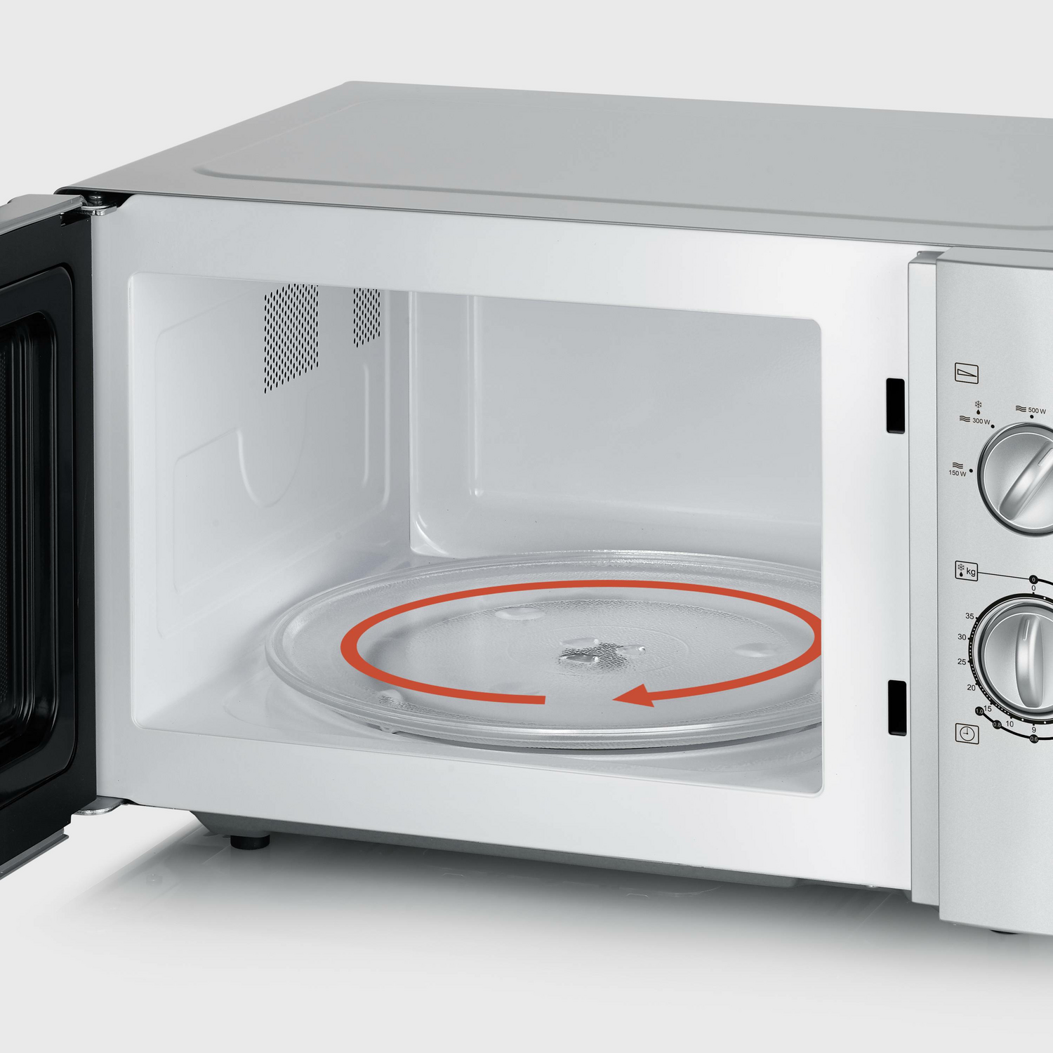 D-Ware Severin Mikrowelle Gerät Alternative Mw 7772 Silber 900 W Defektware - 4008146041297
