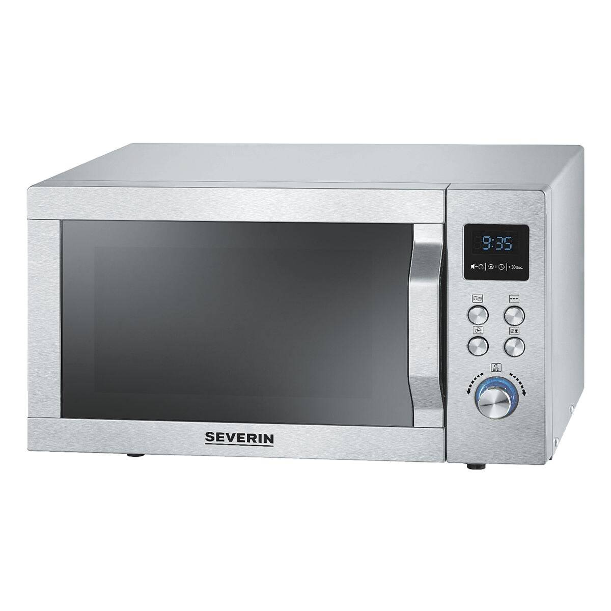 Severin Mw 7774 Mikrowelle Edelstahl Gebürstet Silber Grillfunktion Grillrost B-Ware - 4008146041273