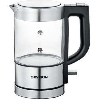 B-Ware Severin 3472 Glas Wasserkocher Schnurlos Edelstahl (Gebürstet) Teekocher 0,5l    - 4008146035678