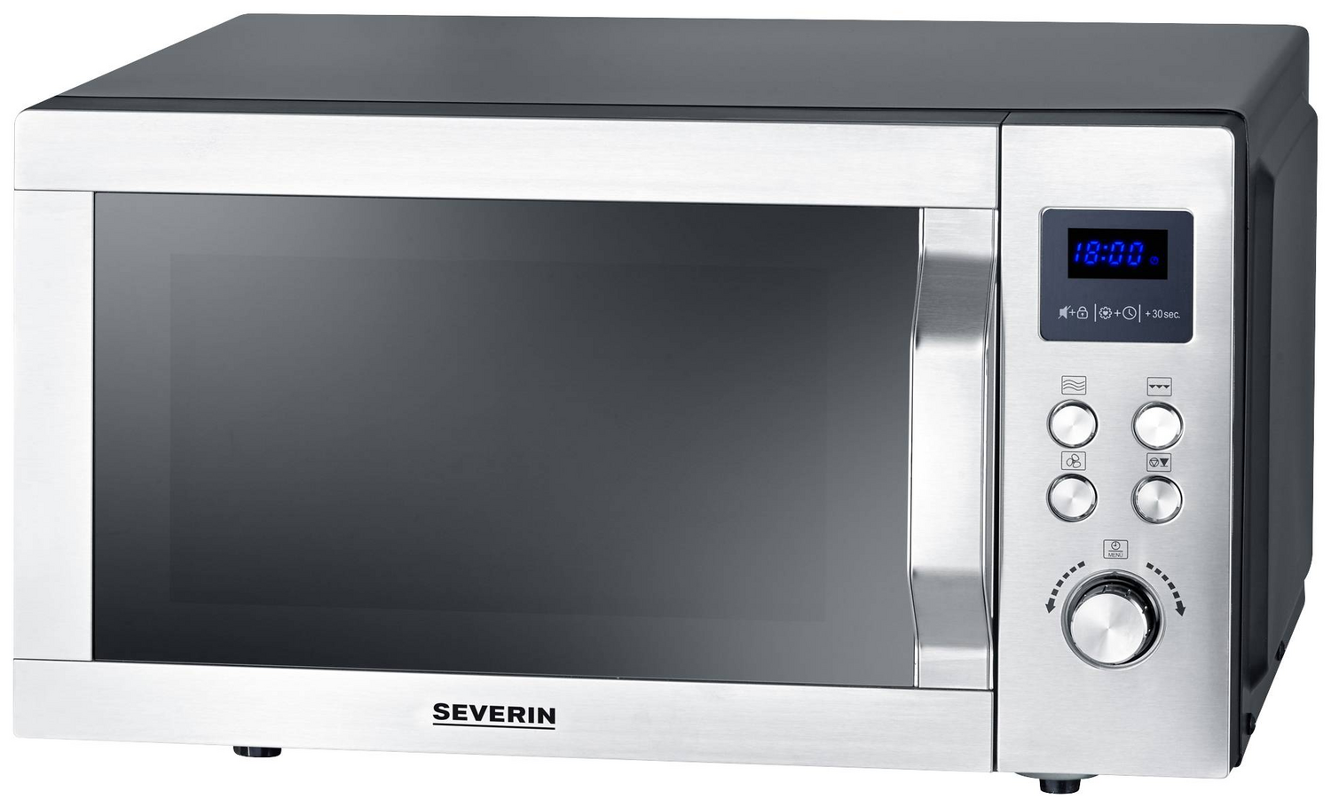 B-Ware Severin Mw 7777 Mikrowelle Ultra Heißluft Grillfunktion Glasboden - 4008146041242