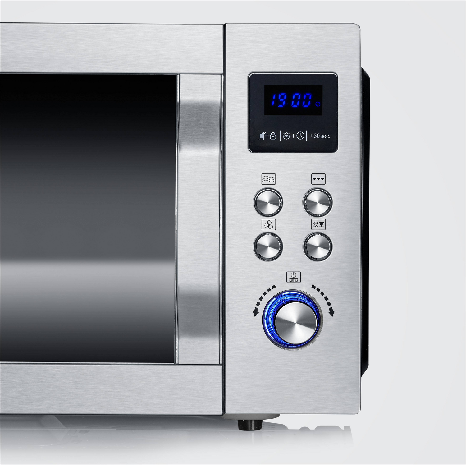B-Ware Severin Mw 7777 Mikrowelle Ultra Heißluft Grillfunktion Glasboden - 4008146041242