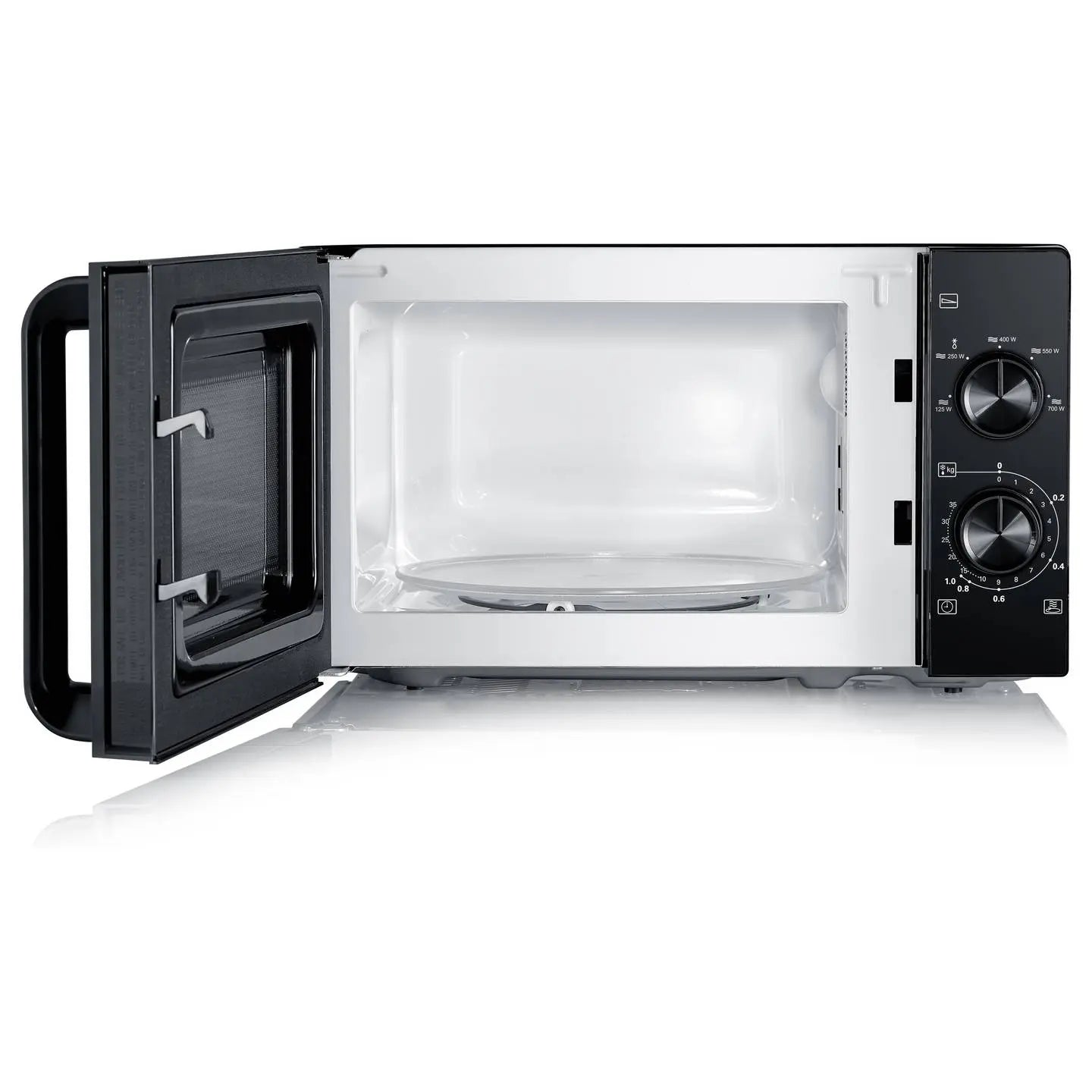 B-Ware Severin Mikrowelle Ofen Solo Mw 7790 Schwarz Auftauprogramm Timer 20 L  - 4008146047725