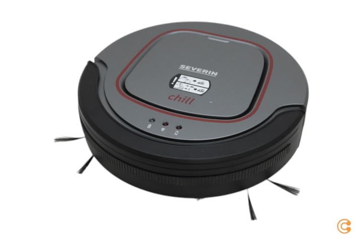 Severin Saugroboter Chill Grau Rot Schwarz Leise Staubsauger Siehe Text/Foto C-Ware