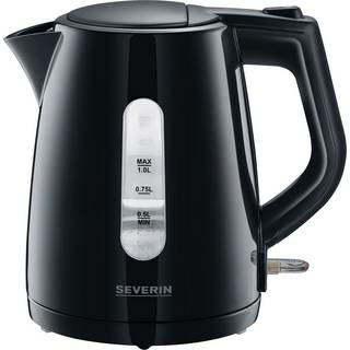 B-Ware Severin Wk 3410 Wasserkocher Teekocher Schnurlos 1 Liter 2200 W  Schwarz - 4008146029530