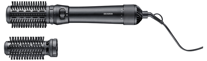 Severin Wl0241 Warmluftbürste Föhnbürste Haarstyler Schwarz Anthrazit Styling B-Ware - 4008146046728