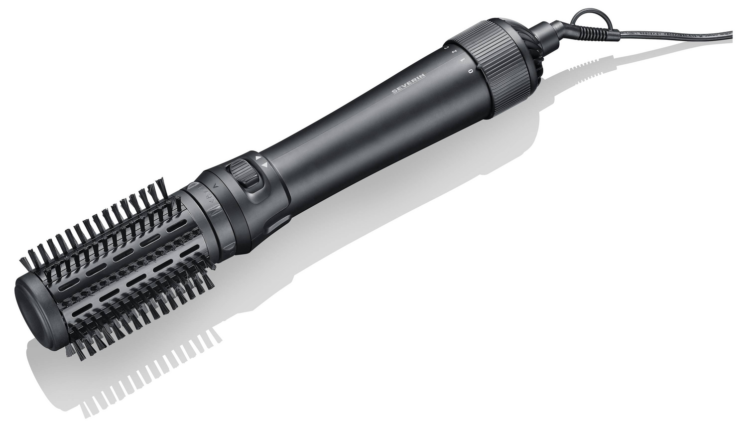 Severin Wl0241 Warmluftbürste Föhnbürste Haarstyler Schwarz Anthrazit Styling B-Ware - 4008146046728