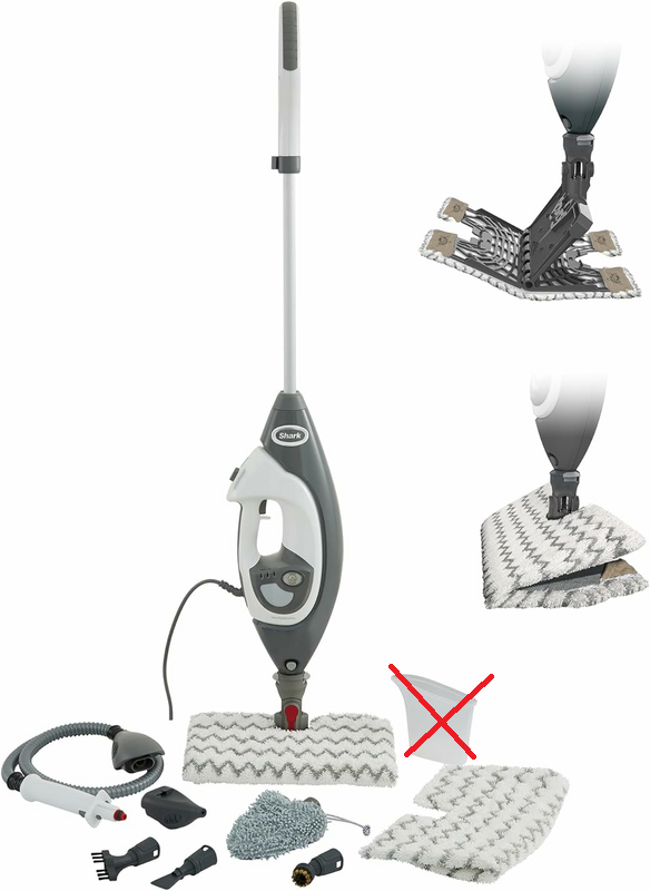Shark Boden  & Handdampfreiniger Dampfreiniger Dampfbesen Siehe Text/Foto B-Ware - 622356235365