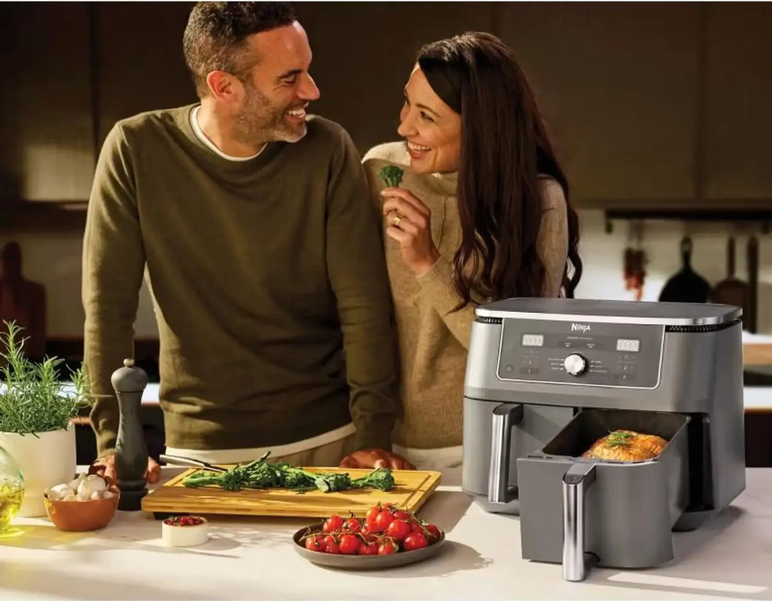 B-Ware Ninja Heißluftfritteuse Doppel Fritteuse Airfryer Dz400 Eu Touchfunktion 9,5l - 622356322676