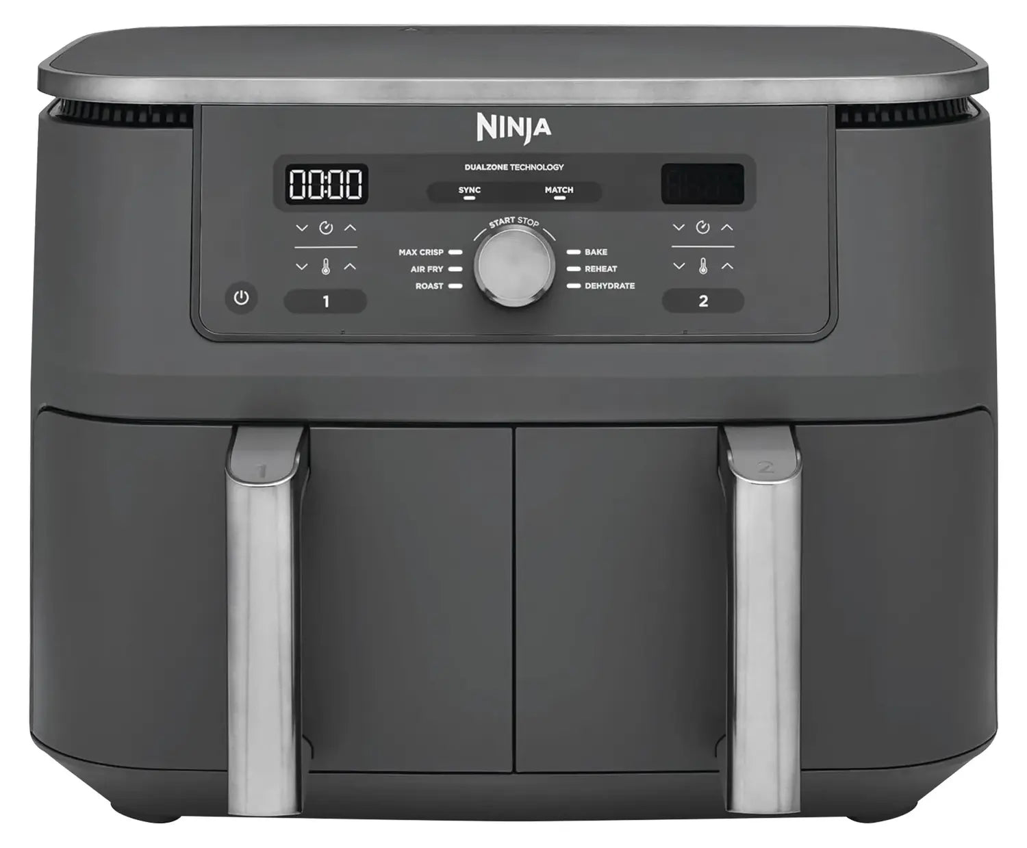 B-Ware Ninja Heißluftfritteuse Doppel Fritteuse Airfryer Dz400 Eu Touchfunktion 9,5l - 622356322676