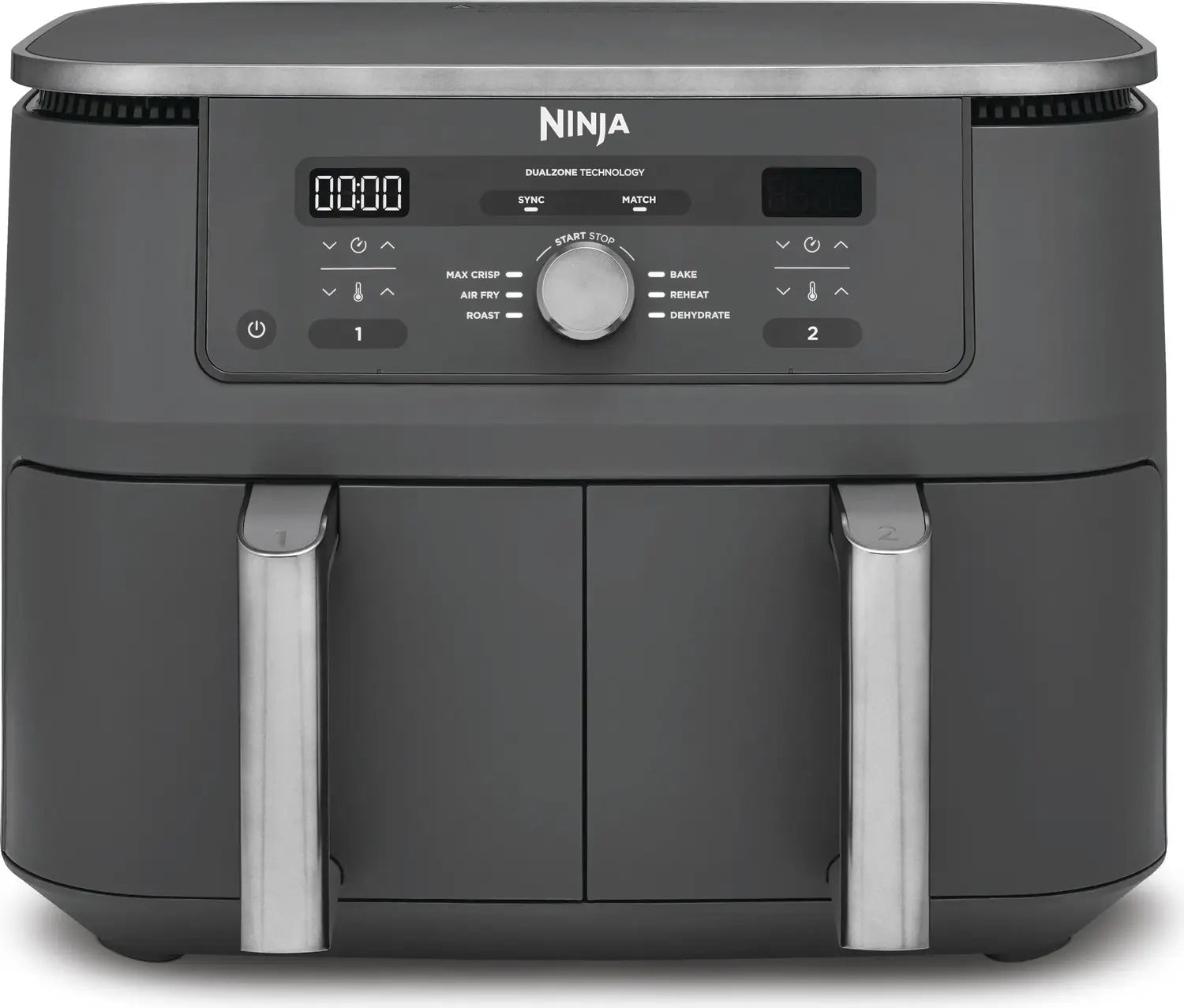 B-Ware Ninja Heißluftfritteuse Doppel Fritteuse Airfryer Dz400 Eu Touchfunktion 9,5l - 622356322676