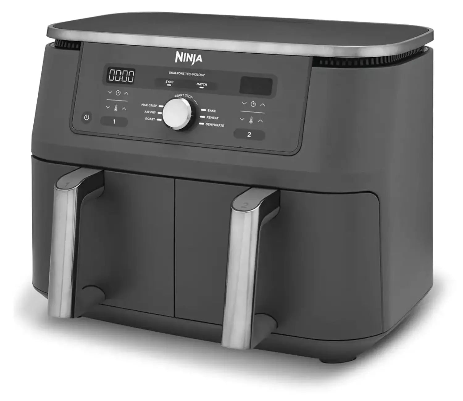 B-Ware Ninja Heißluftfritteuse Doppel Fritteuse Airfryer Dz400 Eu Touchfunktion 9,5l - 622356322676