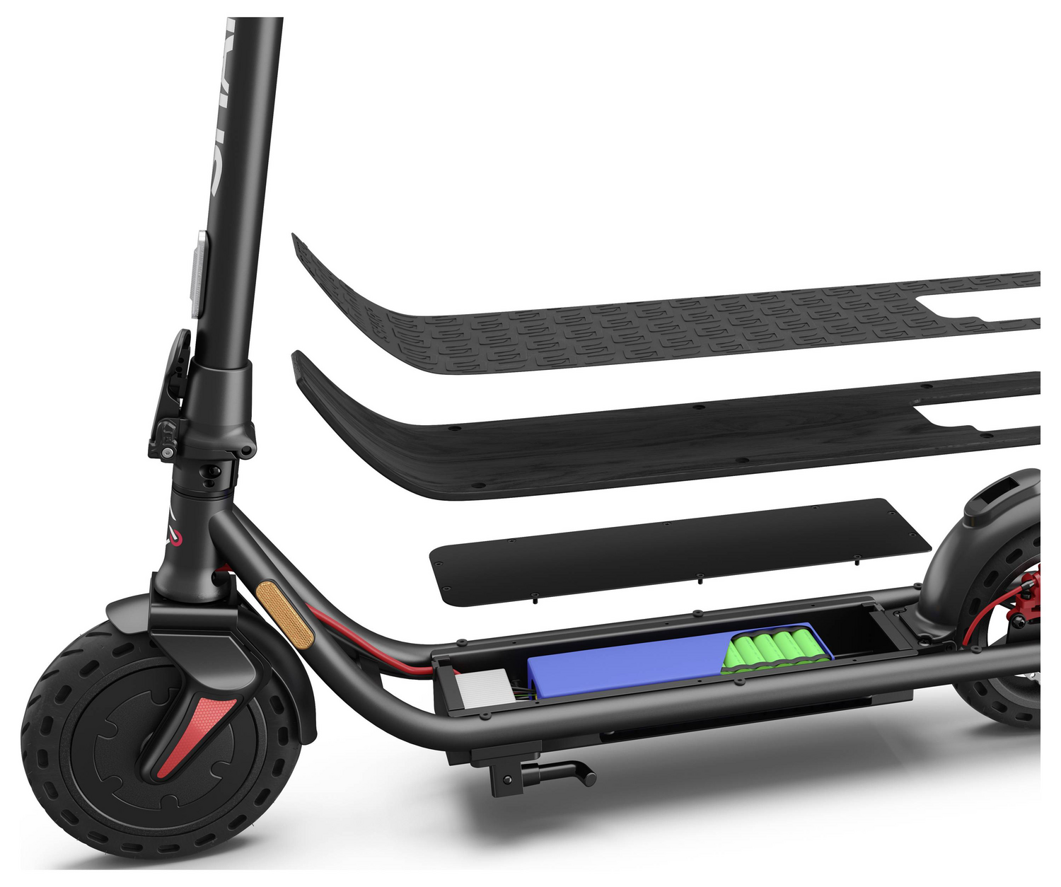 B-Ware Sharp Core S3 E Scooter Schwarz Li Ion 7500 M Ah Straßenzulassung Roller Scooter - 5903802467741