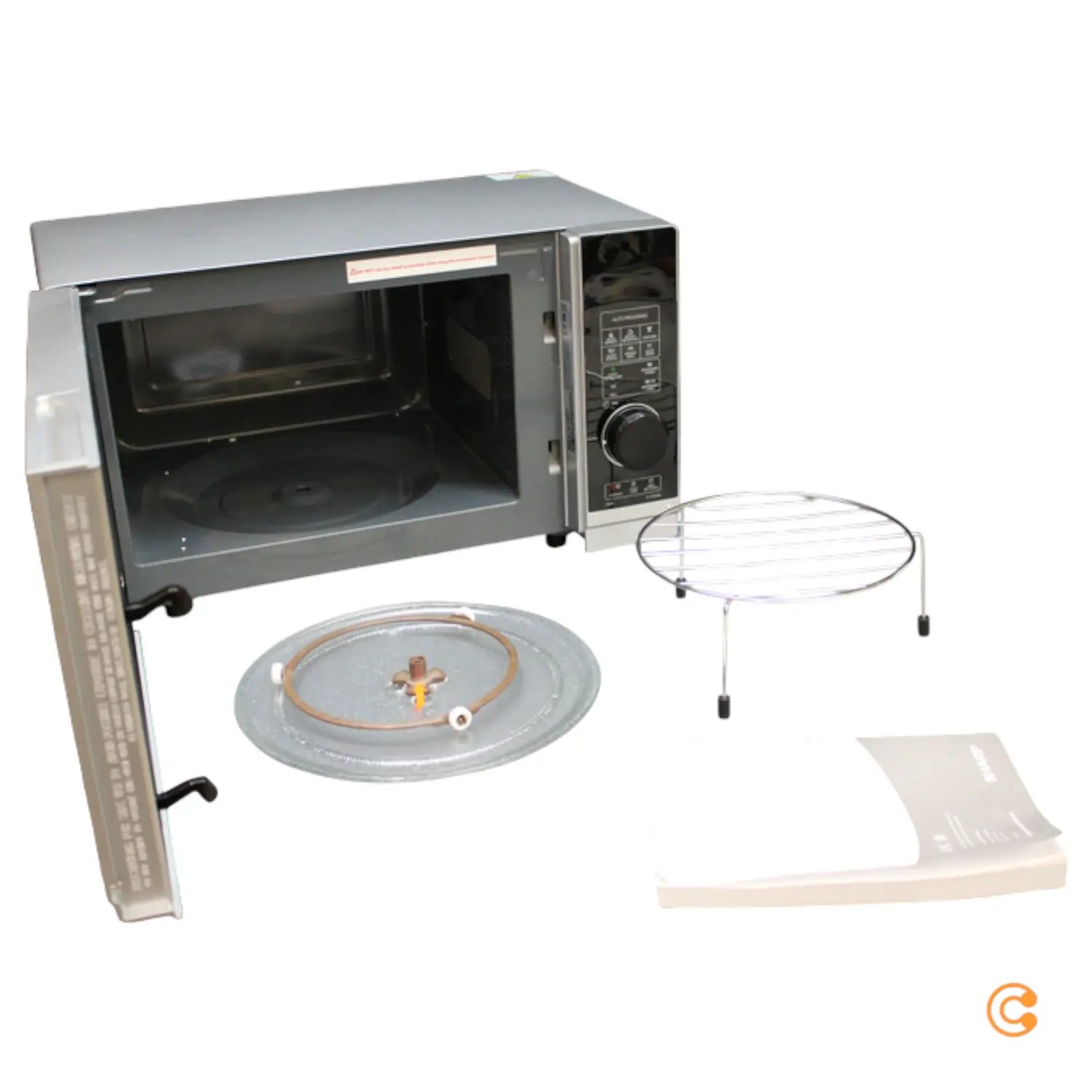 B-Ware Sharp Mikrowelle Kochgerät Yc Pg204 Ae S 20 L 700 W 10 Stufen Siehe Text/Foto - 4974019207322