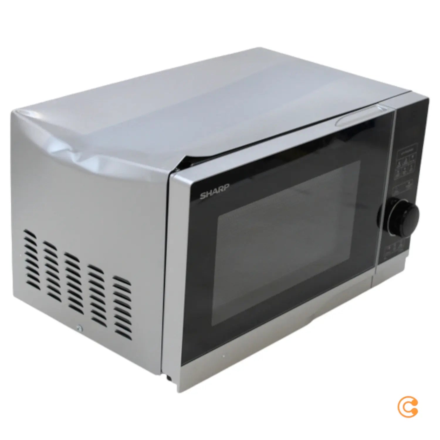 B-Ware Sharp Mikrowelle Küchengerät Silber 20 L 10 Stufen Yc Ps204 Ae S Siehe Text/Foto - 4974019207209