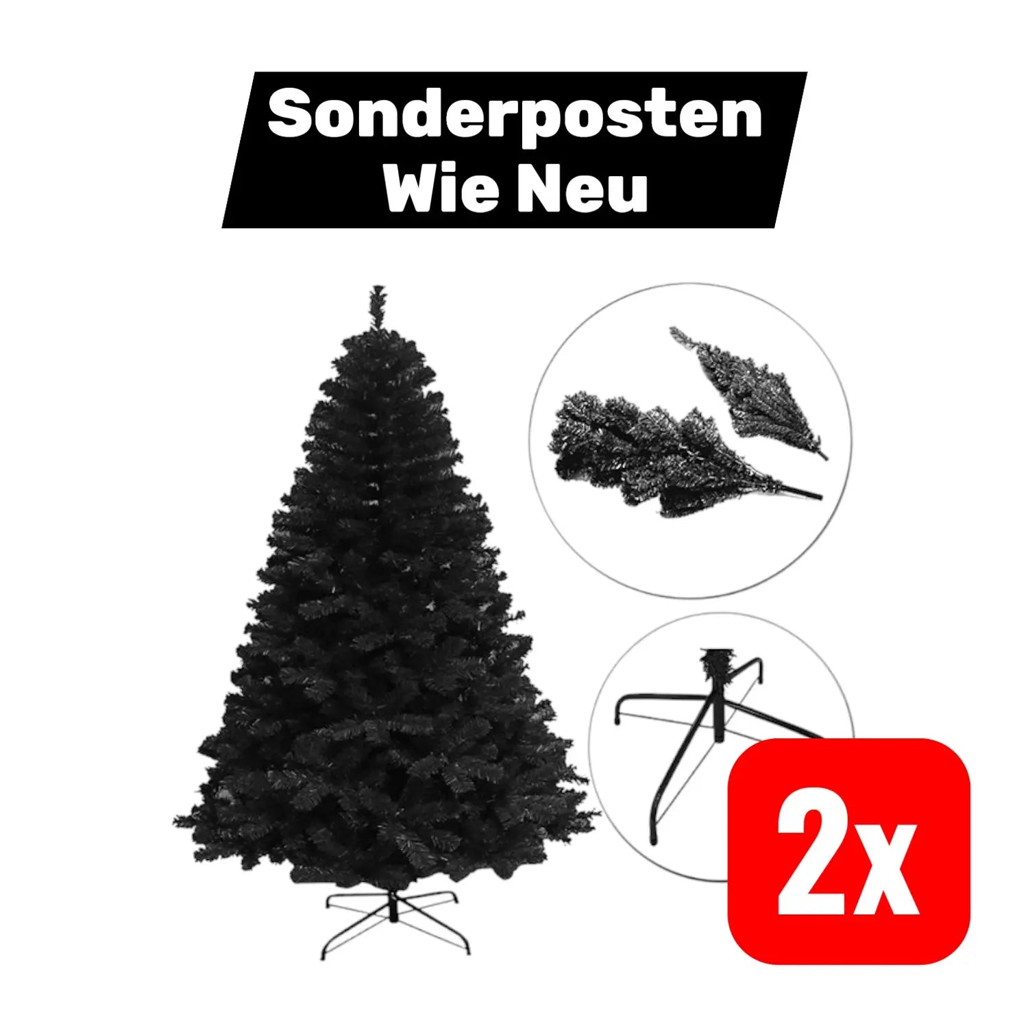 B-Ware Shatchi Weihnachtsbaum Kunstbaum Baum Christbaum Baum Imperial 230  2 Stück - 5060419790904