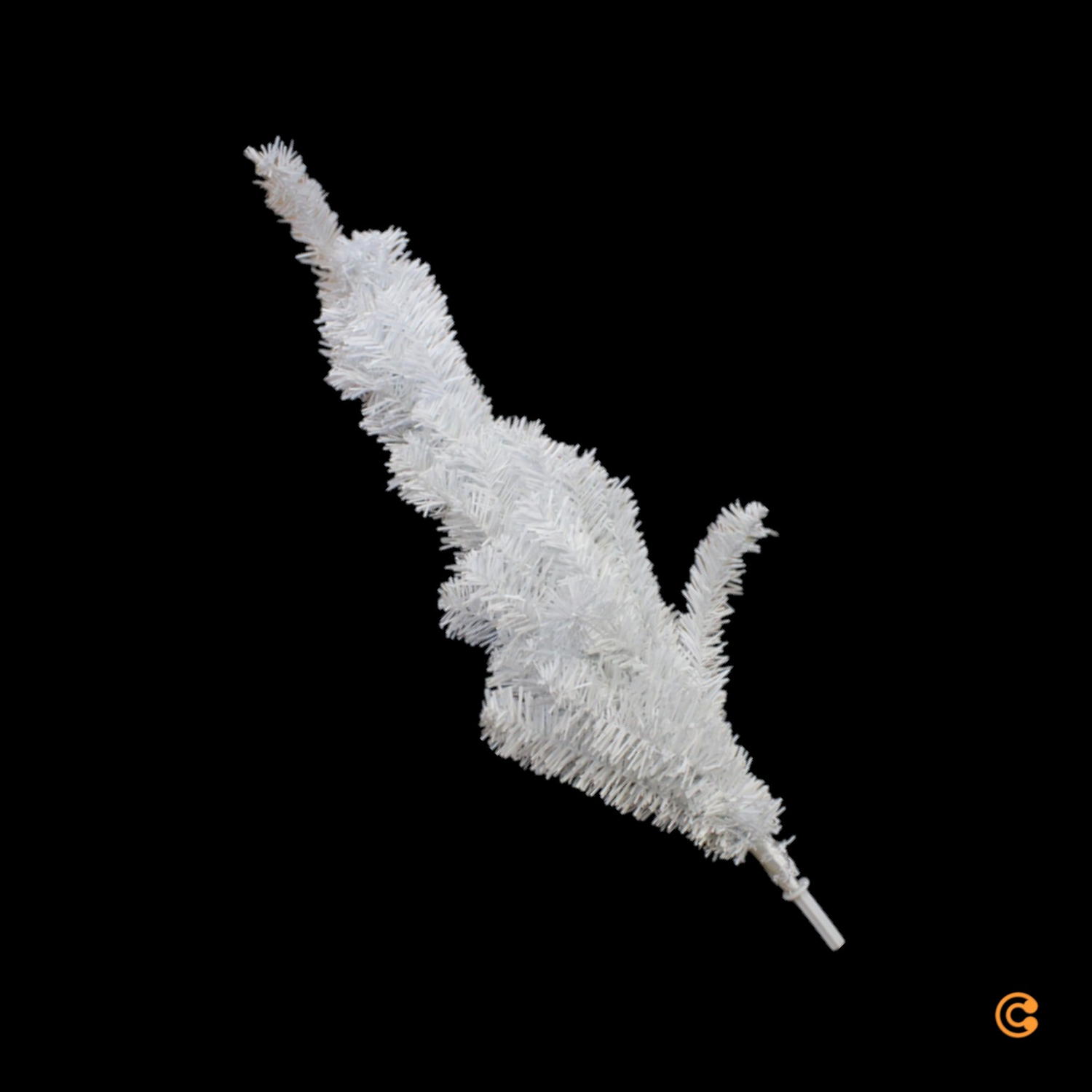 Shatchi Weihnachtsbaum Tannenbaum Künstlich Baum Schnee Weiß 150 Cm Tanne Weiß C-Ware - 5056141019864