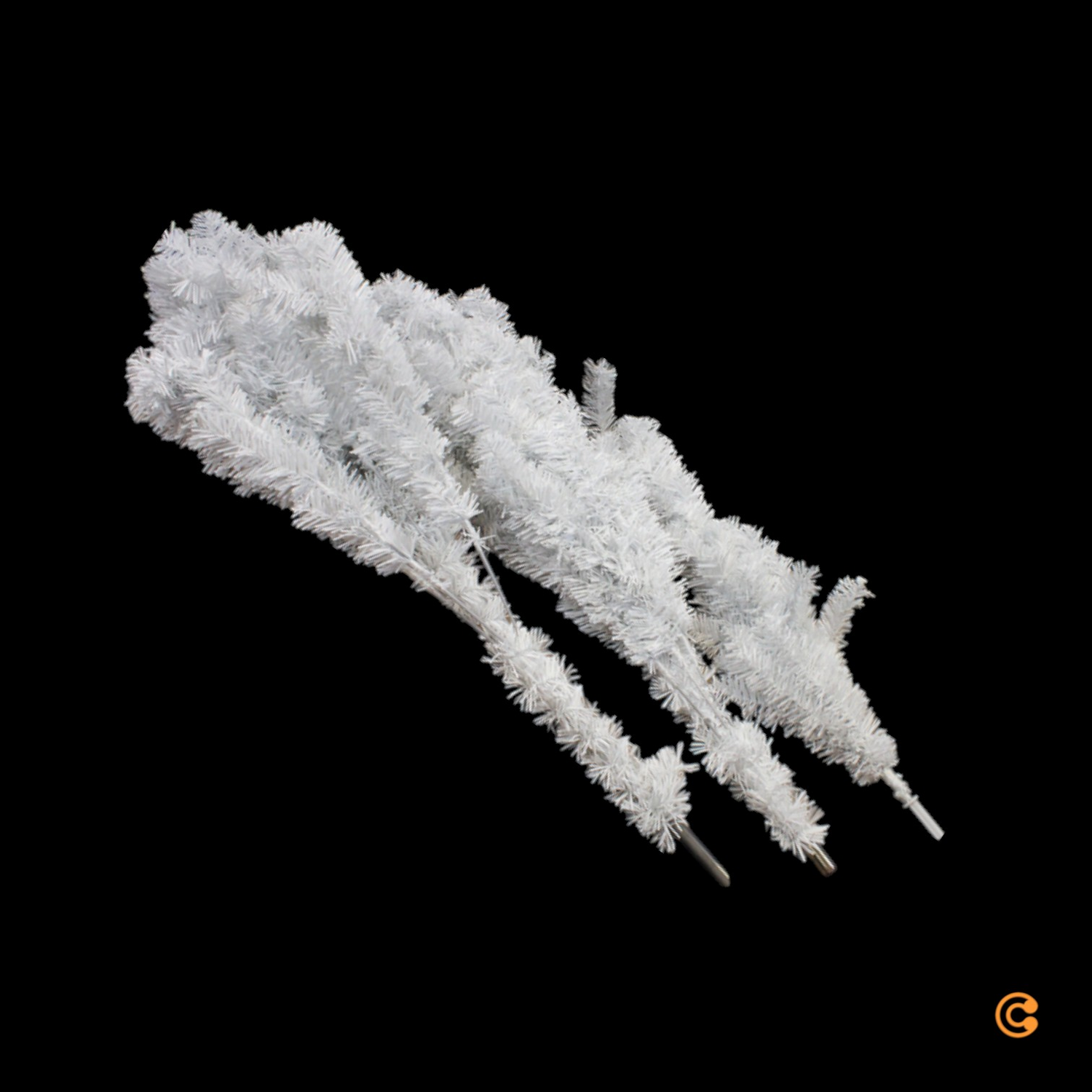 Shatchi Weihnachtsbaum Tannenbaum Künstlich Baum Schnee Weiß 150 Cm Tanne Weiß C-Ware - 5056141019864