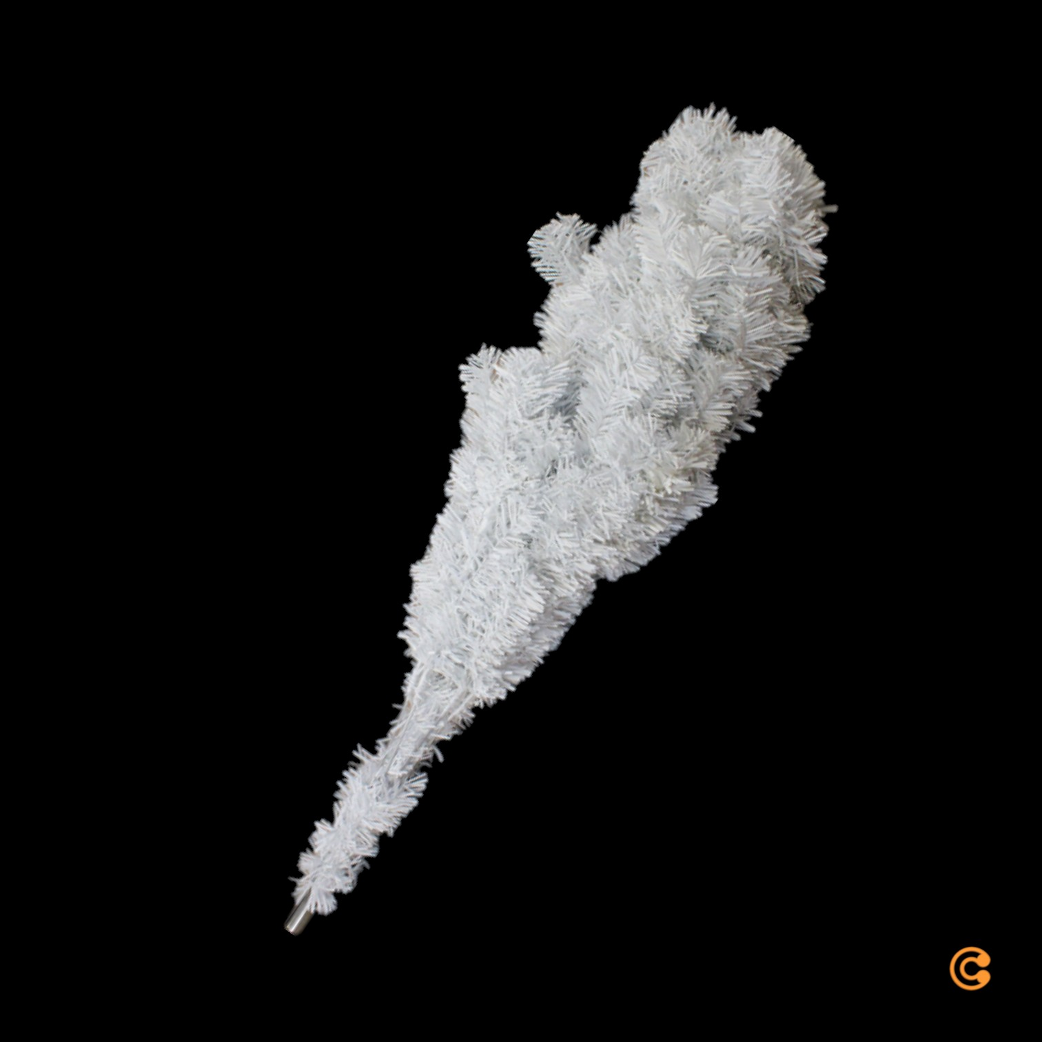 Shatchi Weihnachtsbaum Tannenbaum Künstlich Baum Schnee Weiß 150 Cm Tanne Weiß C-Ware - 5056141019864