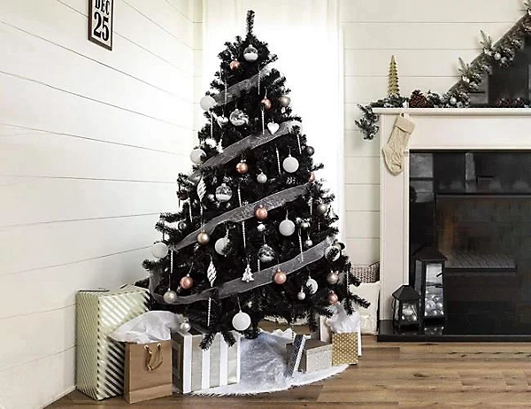 Shatchi Weihnachtsbaum Baum Tanne Alaskan Pine 180cm Künstlich Metallständer - 5060445494982
