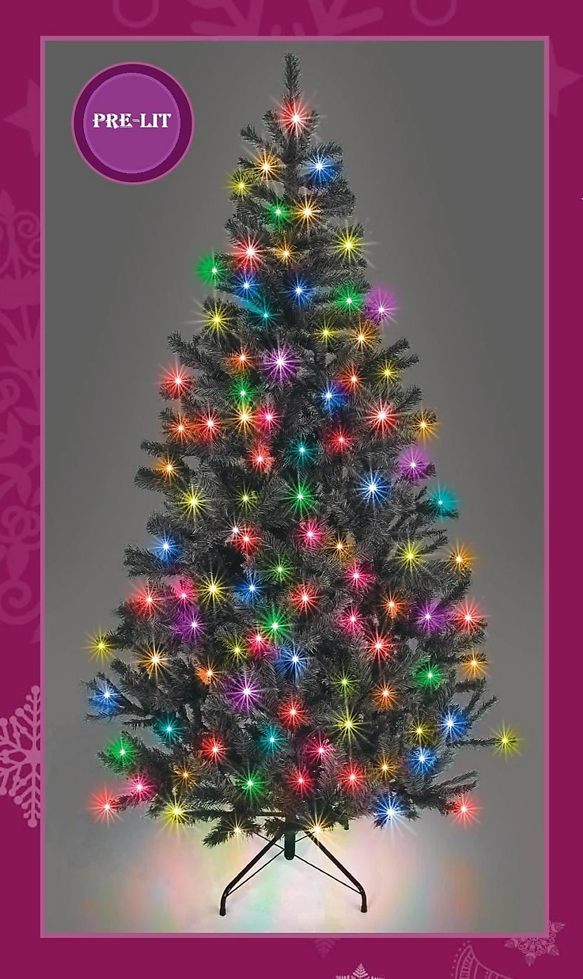 B-Ware Shatchi Weihnachtsbaum Christbaum Tannenbaumk Künstlich Baum Multicolour Le Ds284 - 5056141028910