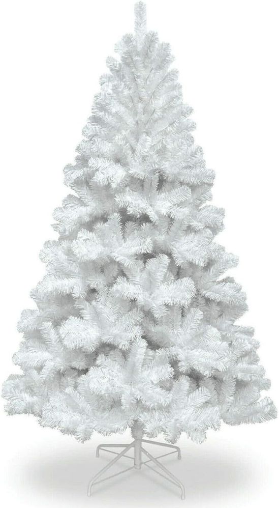 SHATCHI Weihnachtsbaum Baum Tanne Alaskan Kiefer Schnee weiß 2.1m künstlich - 5060445494739