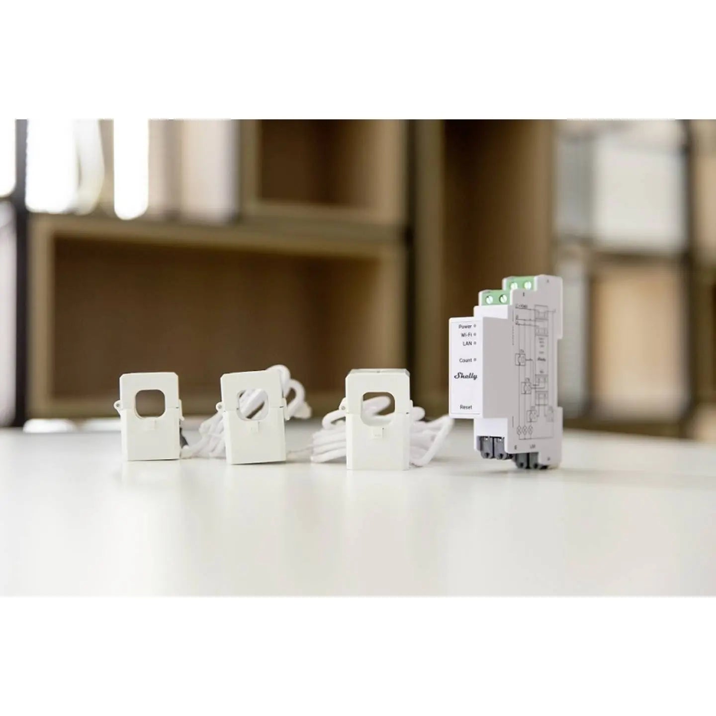 B-Ware Shelly Stromzähler Energiezähler Pro 3 Em Wi Fi Bluetooth 120 A