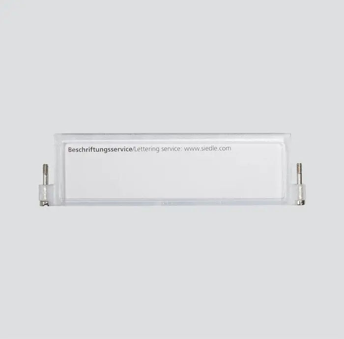 B-Ware Siedle Türsprechanlagen Zubehör Montagezubehör Namensschildtasche Weiß Zube690 - 4015739070336