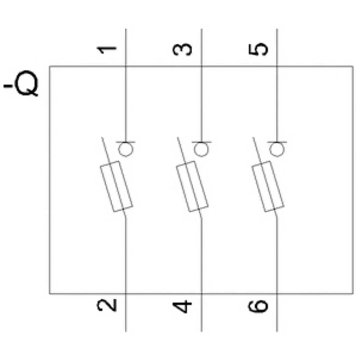 B-Ware Siemens Sicherungslasttrennschalter Trennschalter Nh000 Sentron Montageplatte - 4011209699960