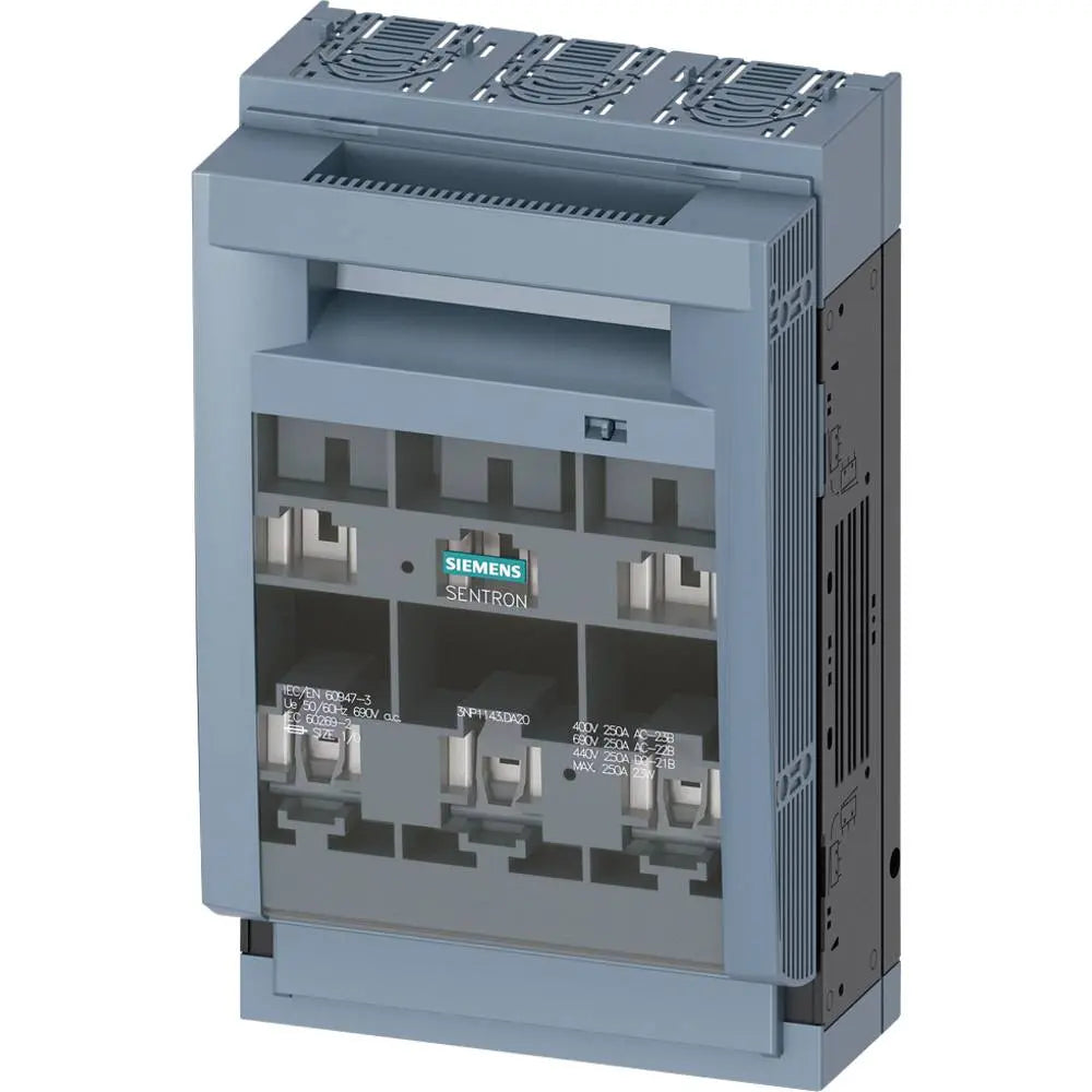 B-Ware Siemens Sicherungslasttrennschalter Trennschalter 3 Np11431 Da20 3polig 250 A Nh1 - 4011209761384