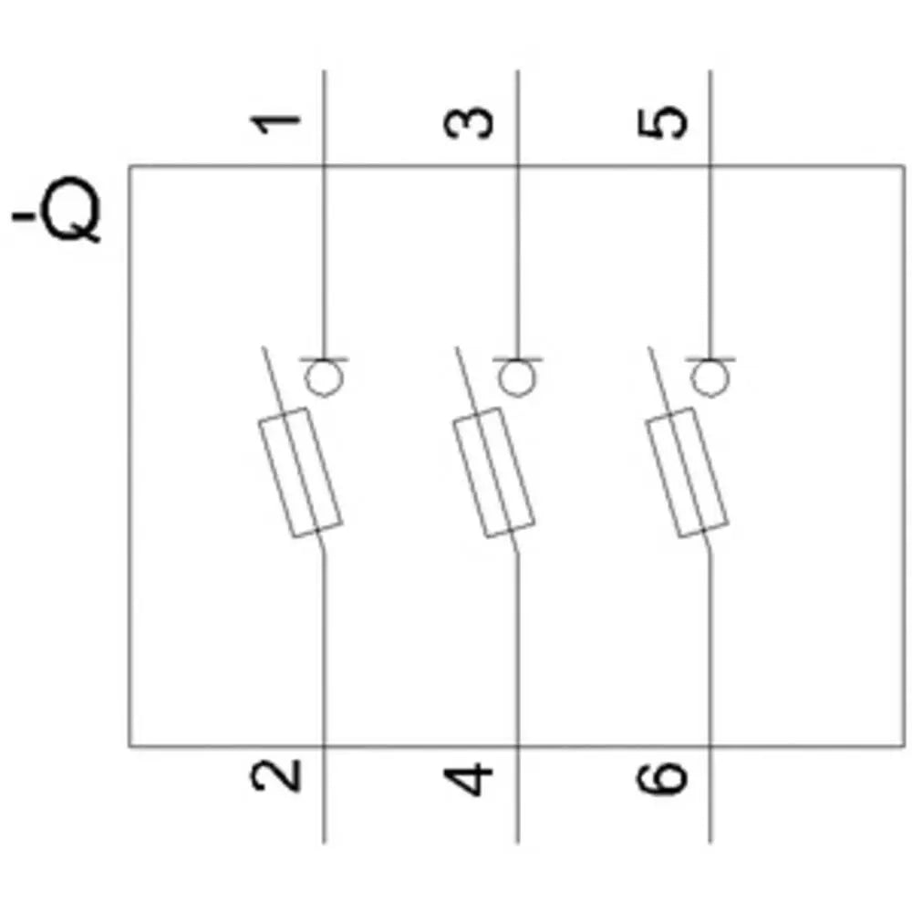 B-Ware Siemens Sicherungslasttrennschalter Trennschalter 3 Np11431 Da20 3polig 250 A Nh1 - 4011209761384