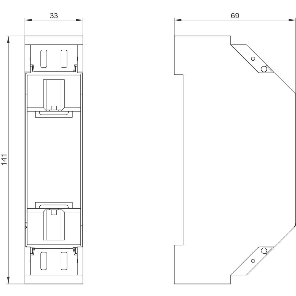 Siemens 3 Nx3115 Iso Abdeckung Ip2 X Gr. 00 Für Nh Sicherungsunterteil Gr. 00 10 St B-Ware - 4001869145389