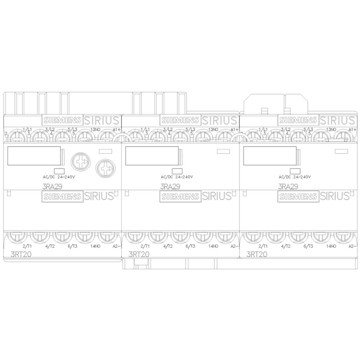 B-Ware Siemens 3 Ra2415 8 Xf31 1 Bb4 Stern Dreieck Kombi Schütz S00 3polig 3 Schließer - 4011209838123