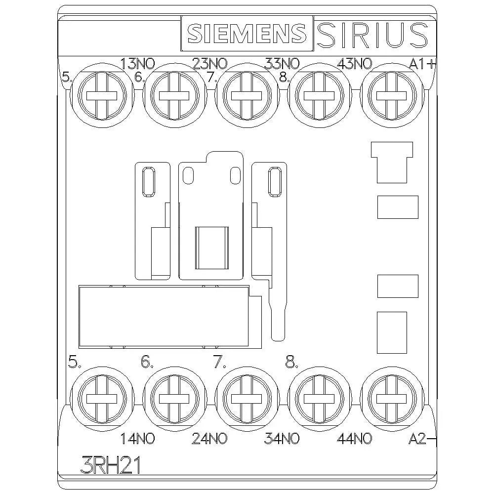 B-Ware Siemens Hilfsschütz Schütz 4 Schließer S00 Schraubanschluss 3 Rh2140 1 Bw40 - 4011209848900