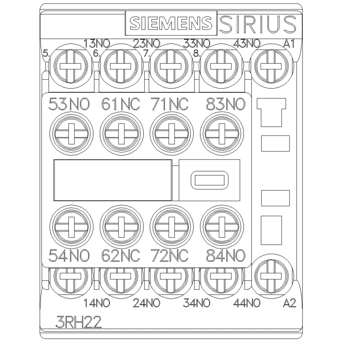 Siemens Hilfsschütz Schütz Relais S00 AC230V 6S 2Ö 50 60Hz Schraubanschluss - 4011209847743
