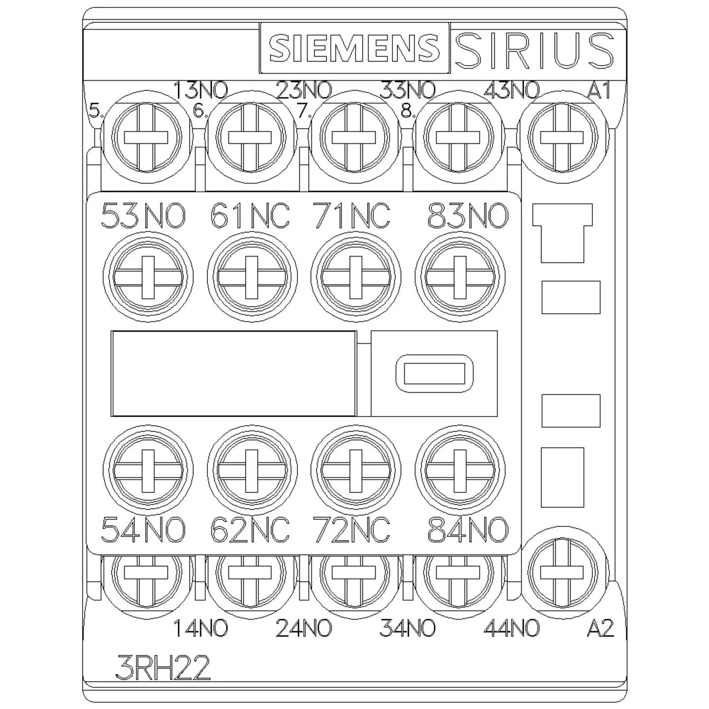 B-Ware Siemens Hilfsschütz Schütz Relais S00 Ac230 V 6 S 2ö 50 60 Hz Schraubanschluss - 4011209847743