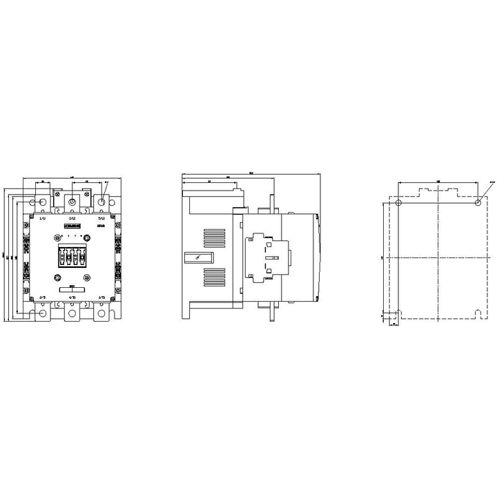 Siemens 3 Rt1076 6 Av36 Schütz 3 Schließer Anschlussschiene Siehe Text/Foto B-Ware - 4011209508583