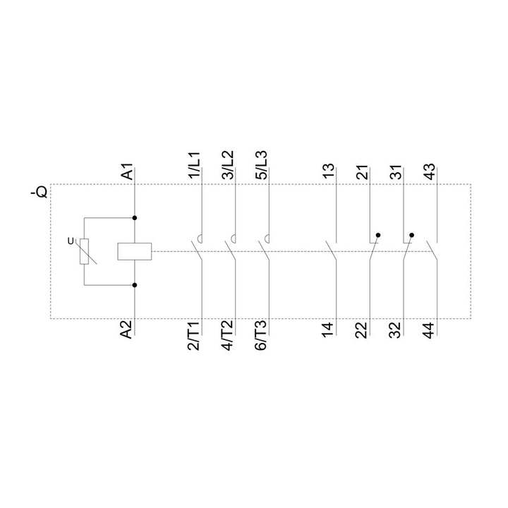 Siemens 3 Rt1076 6 Av36 Schütz 3 Schließer Anschlussschiene Siehe Text/Foto B-Ware - 4011209508583
