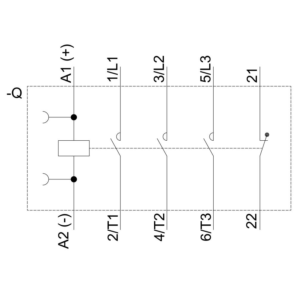 Siemens 3 Rt2016 2 Bf42 Leistungsschütz 3 Schließer 690 V/Ac Schütz Ac 3e 9 A/4 K W B-Ware - 4011209843882