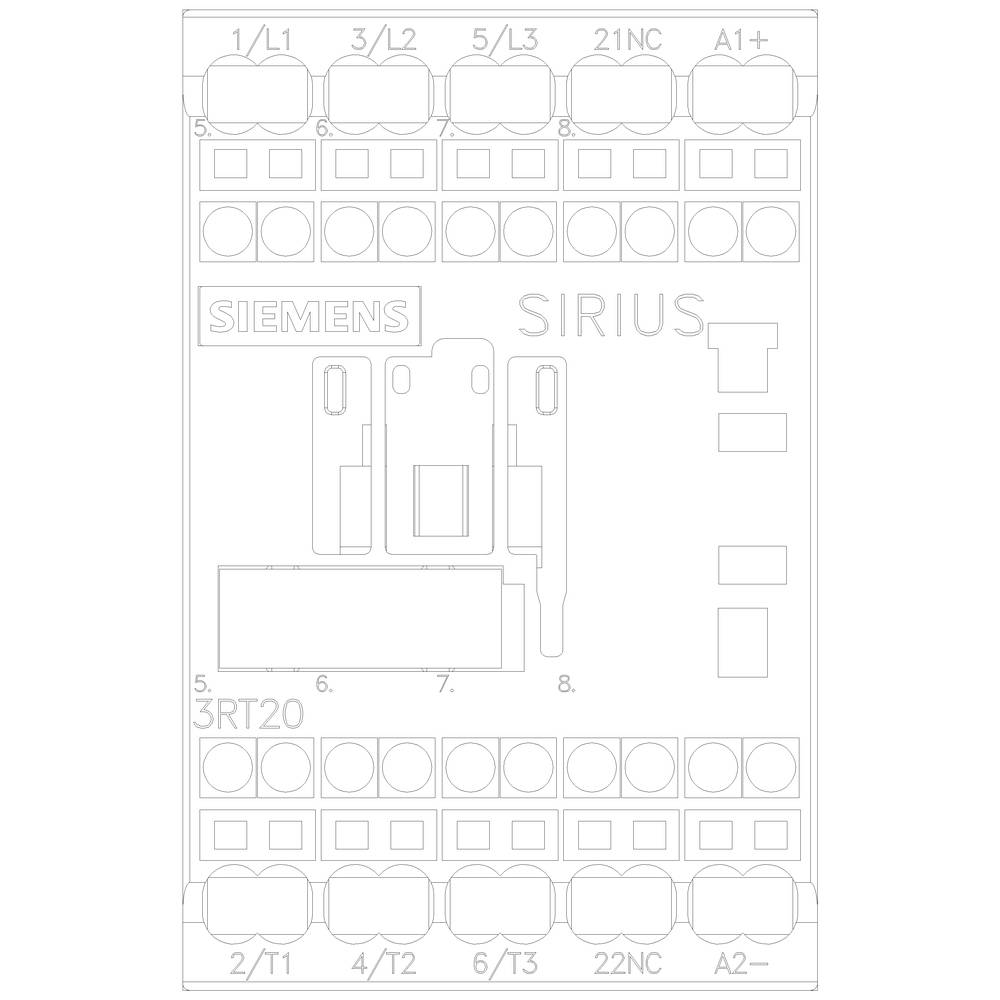 Siemens 3 Rt2016 2 Bf42 Leistungsschütz 3 Schließer 690 V/Ac Schütz Ac 3e 9 A/4 K W B-Ware - 4011209843882