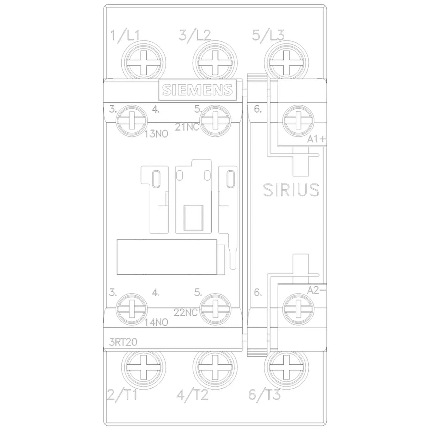 B-Ware Siemens Schütz Relais 3 Rt2025 1 Bb40 Hauptkontakt Hilfskontakt 24 V Dc 1 Stück - 4011209832459