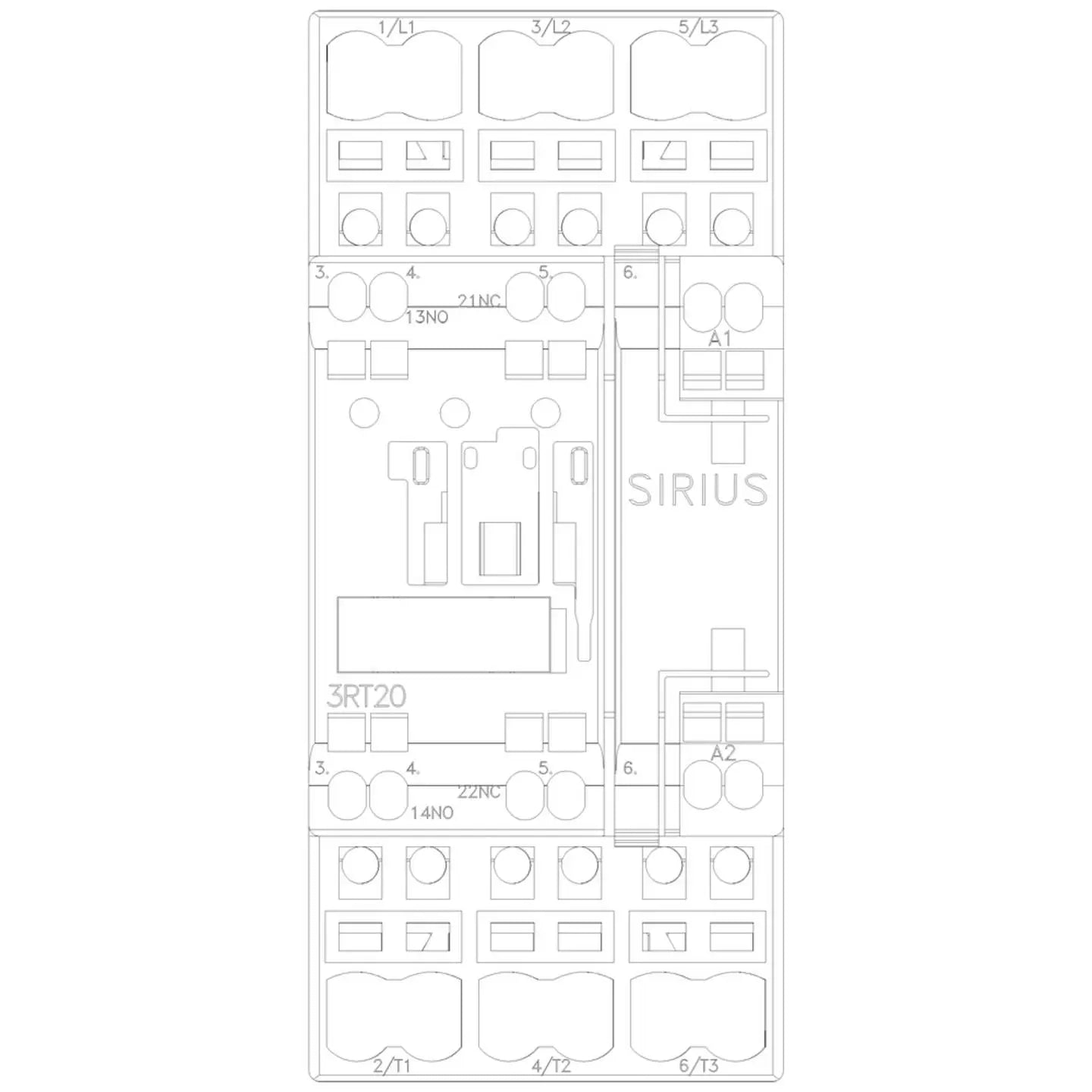 B-Ware Siemens Schütz Schaltrelais Leistungsschütz Ac3 Federzuganschluss S0 3polig 11k W - 4011209833012