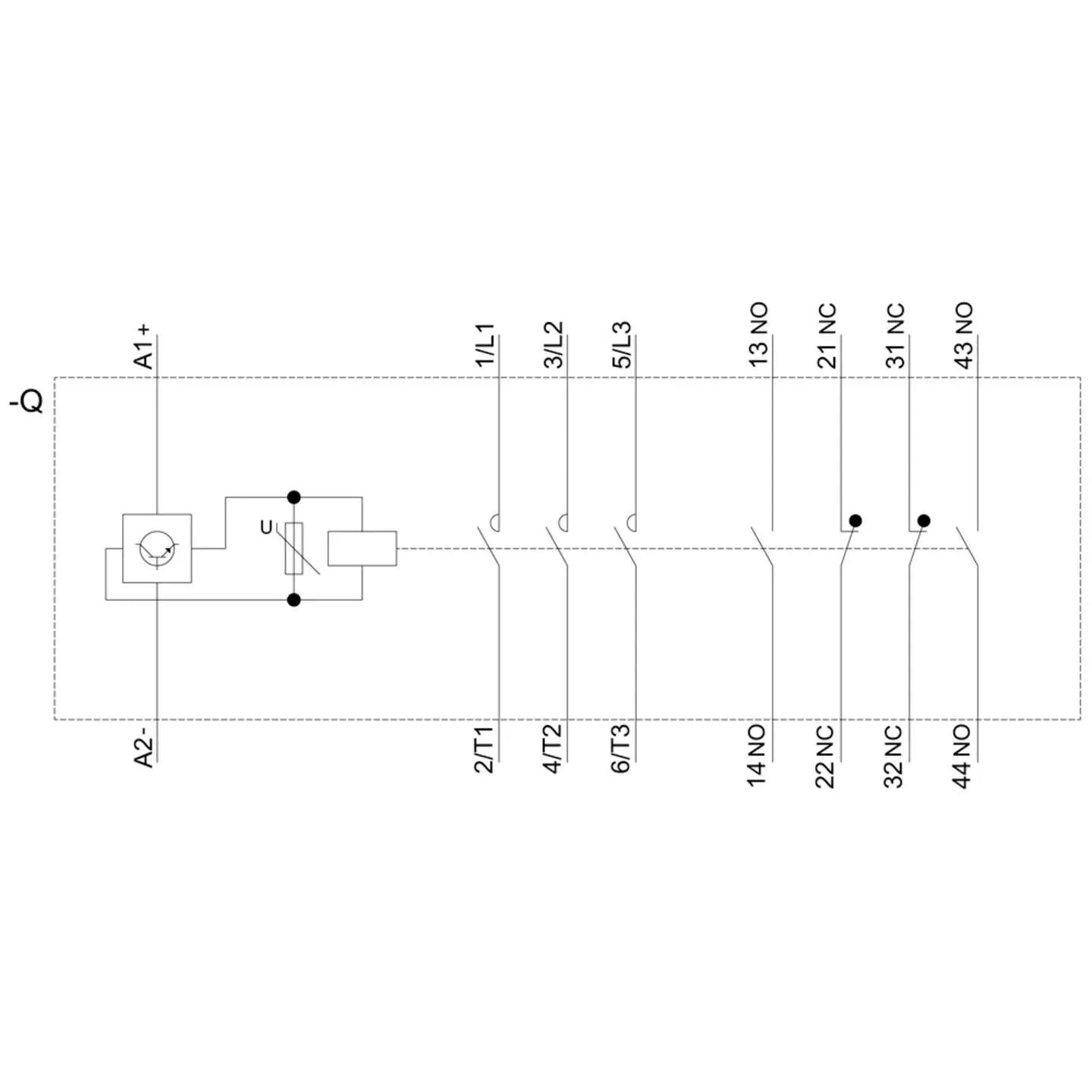 B-Ware Siemens Koppelschütz Schütz 3 Rt2037 1 Kb44 3 Ma0 Schließer Schraubanschluss 690 V - 4047621010069