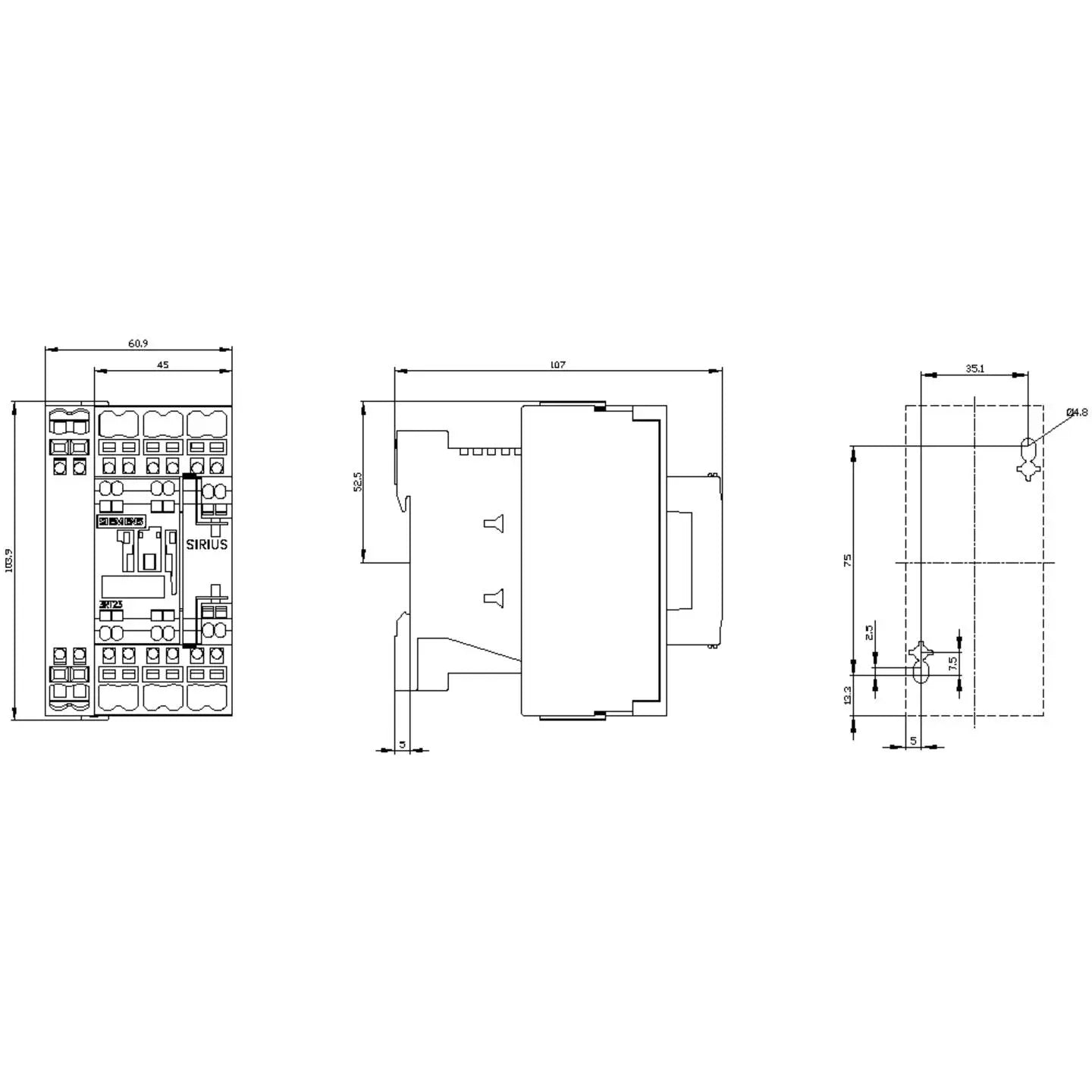 B-Ware Siemens Schütz Relais 3 Rt2325 2 Bb40 Leistungsschütz 4 Schließer S0 1 Stück - 4011209834668