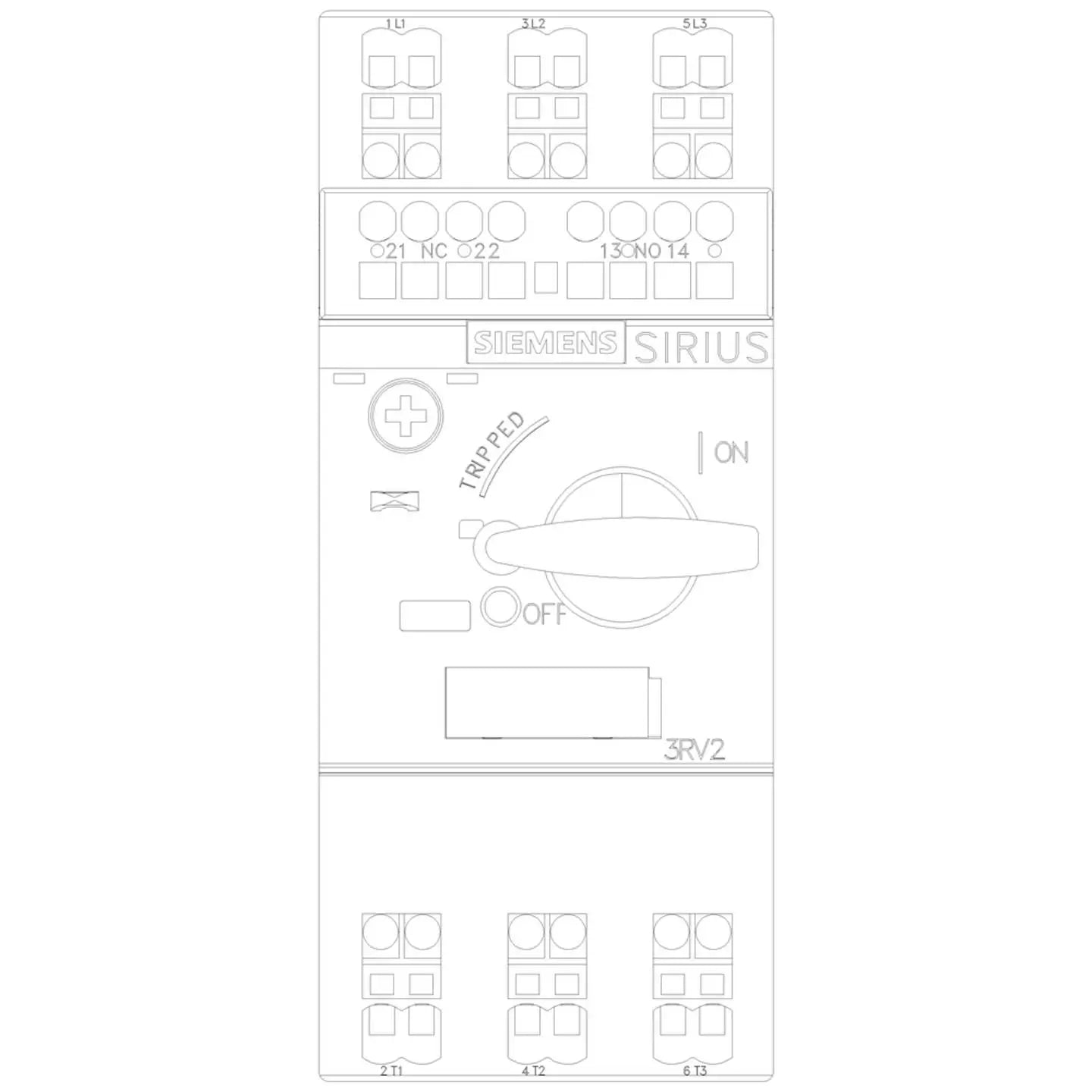 B-Ware Siemens Leistungsschalter Motorschutzschalter 3 Rv2011 1 Ea25 S00 3 Polig 4 A Ip20 - 4011209840980